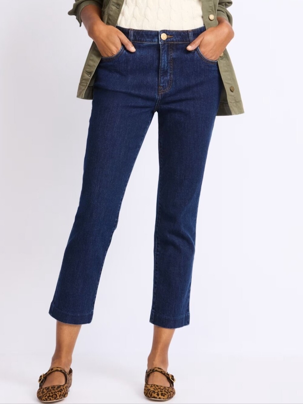 Kut From The Kloth Reese High Rise Fab Ab Ankle Straight Leg Size 2